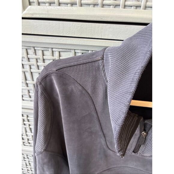 LULULEMON Brushed Softstreme Half Zip Sz 8, $130 G18 - Picture 11 of 12